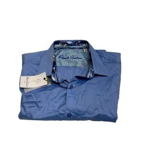 Robert Graham Blue Men's Shirt size XL NWT buttons down